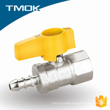 tmok supplier brass gas ball valve manufacture in China brass ball inside PTFE seat with Hpb57-3 material with ISO certificate